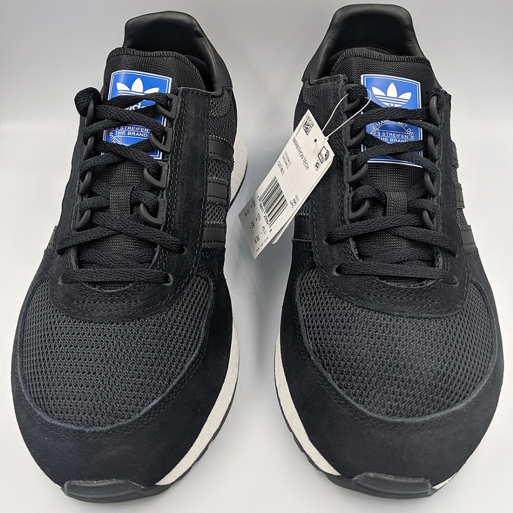 Adidas Originals Men's MarathonX5923 Running Sneakers Black and White - Picture 3 of 8